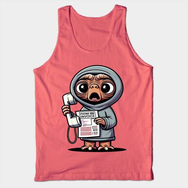 E.T. Phone invoice Tank Top by Yolanda84